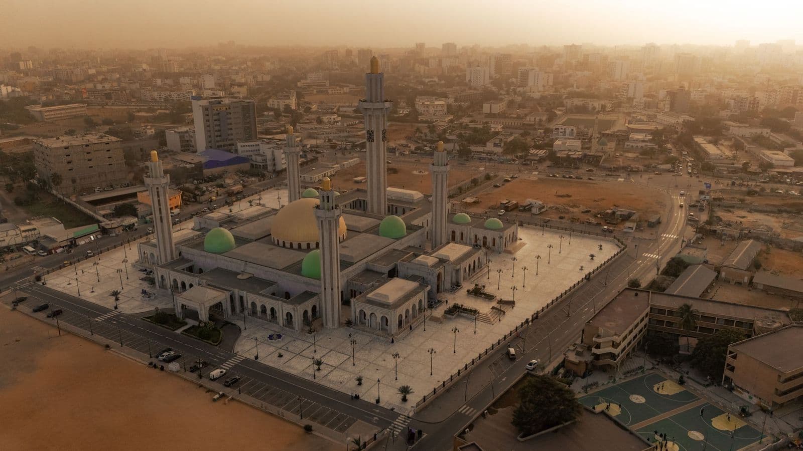 Touba — vue aérienne